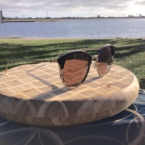 Warby Parker FAYE 4710 Black/Gold/Tortoise Round Eyeglasses Frames